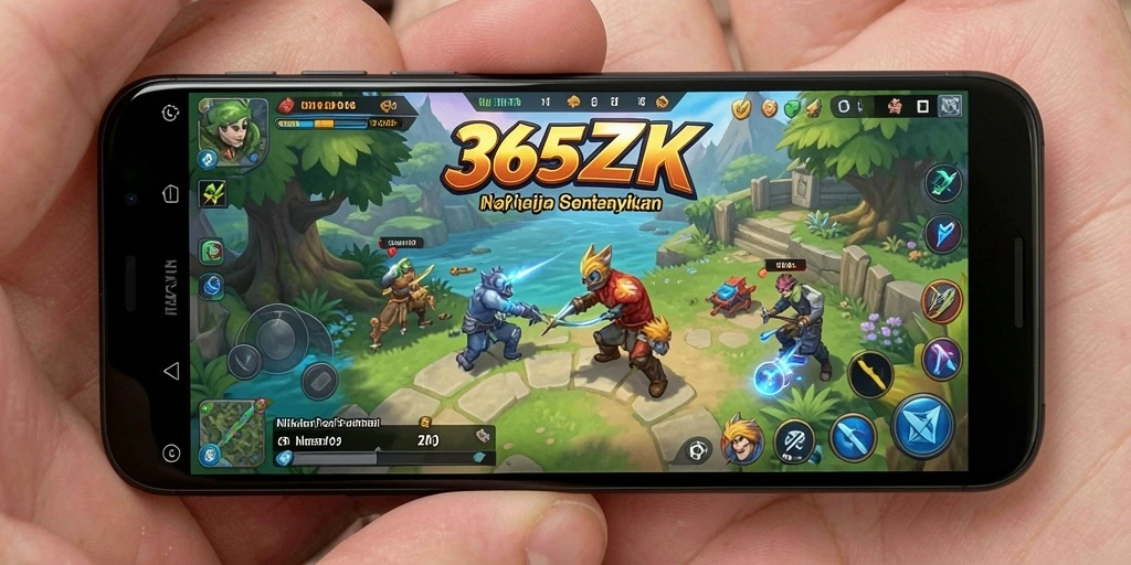 Screenshot utama 365ZK menunjukkan gameplay seru dan interaktif.