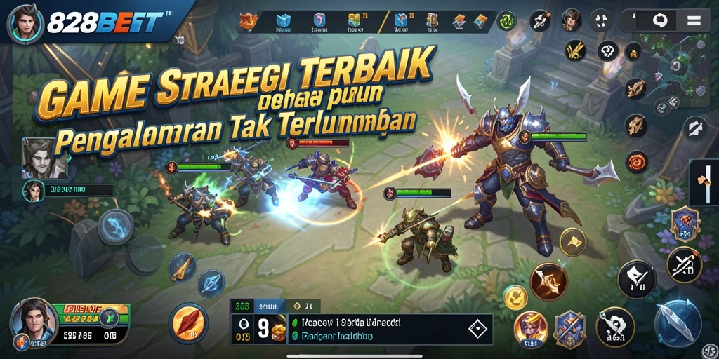 Tangkapan layar utama dari gameplay strategi yang menantang di 828BET.
