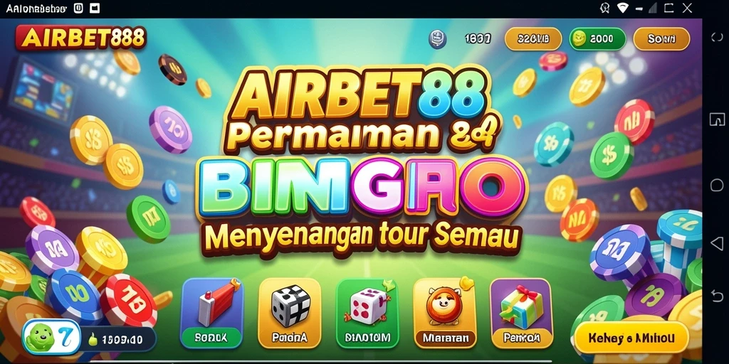 Screenshot game AIRBET88 menampilkan pemain yang bersenang-senang bermain Bingo.