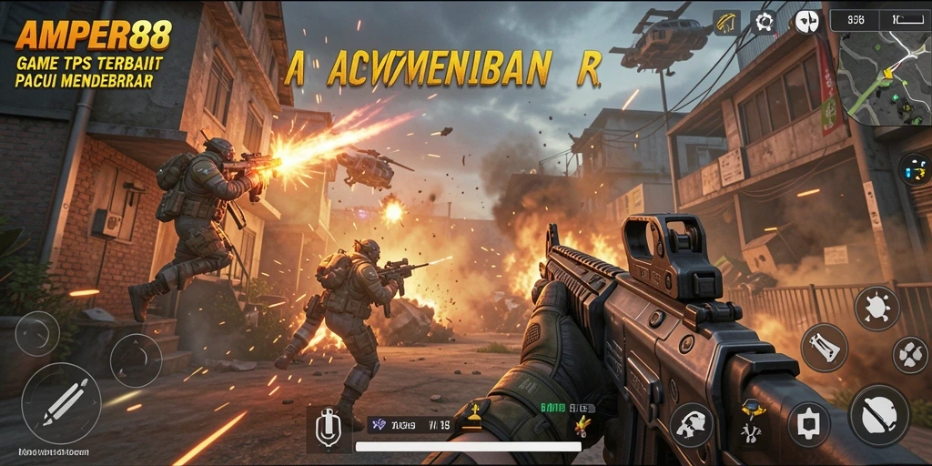 Tampilan gameplay seru di AMPER88 yang mengesankan.