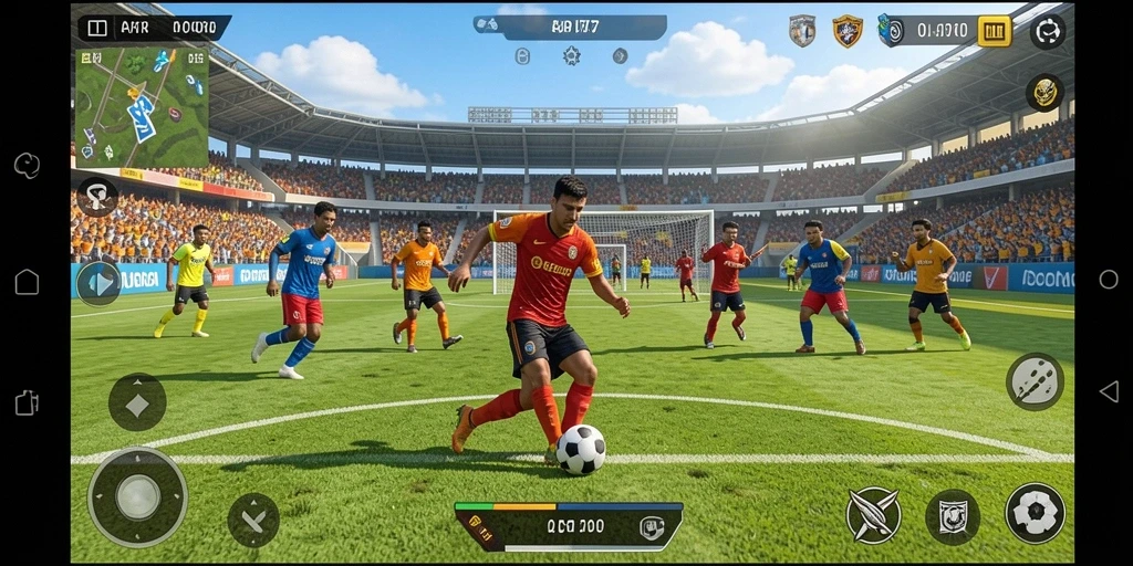 Tampilan gameplay seru di API77 dengan aksi olahraga yang mendebarkan.