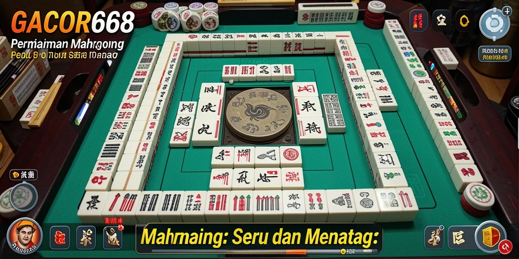 Tampilan gameplay Mahjong di GACOR668 yang menarik