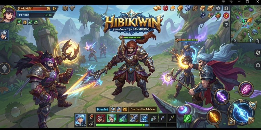 Gameplay menarik HIBIKIWIN yang memikat dan mendebarkan.