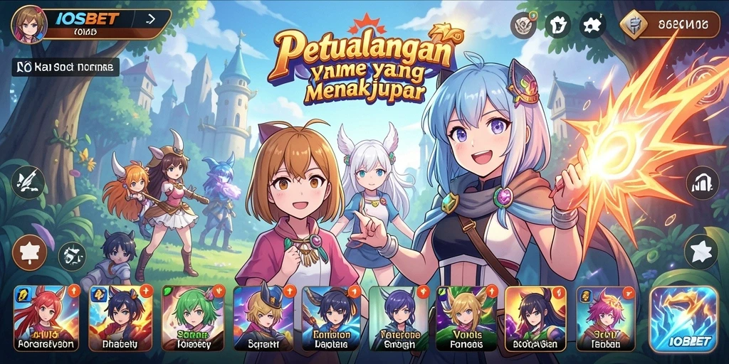 Tampilan gameplay seru dari <strong>IOSBET</strong> dalam dunia Anime yang menakjubkan.