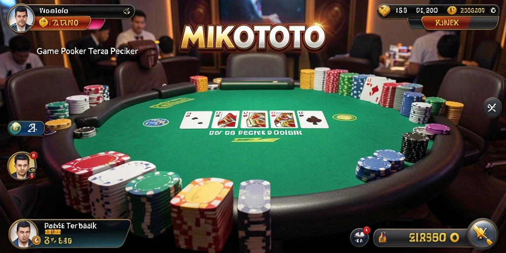 Screenshot gameplay MIKOTOTO dengan suasana poker yang menarik.