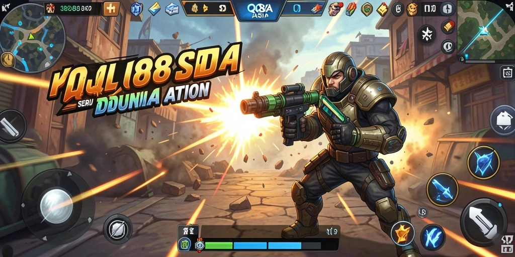 Screenshot gameplay seru dari QQ88ASIA menampilkan aksi pertarungan yang mendebarkan.
