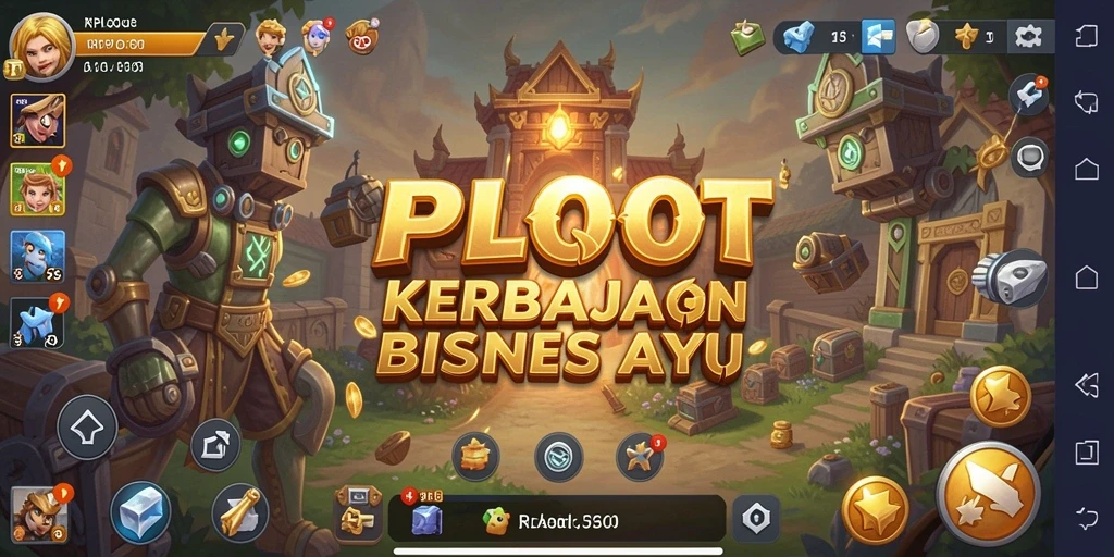 Gameplay RPLOOT yang menantang dan menarik dalam membangun bisnis.